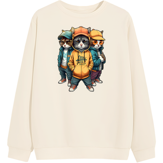 Chic Cat Trio - Sweatshirt